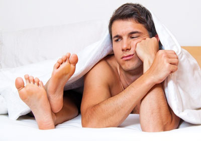 man with testosterone deficiency