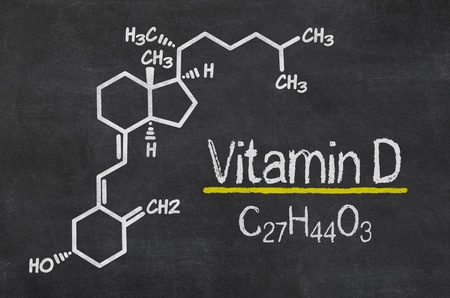 vitamin d molecular illustration
