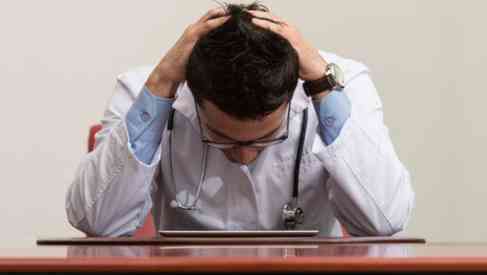 a depressed physician