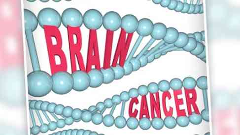 brain cancer DNA illustration