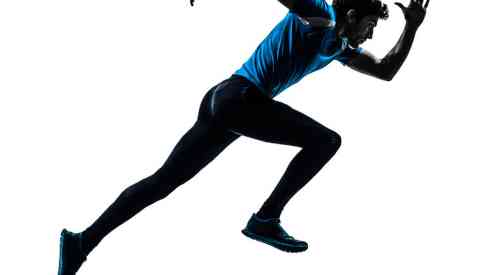 athlete doing push up